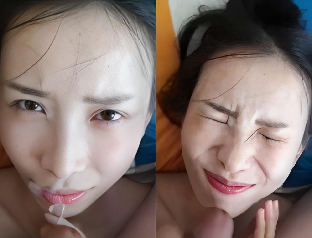 ฉันหน้าบึ้งเพราะเธอน้ำแตกใส่หน้าฉันทุกครั้ง