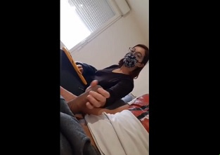 ムラムラしていたらお姉さんが強めに射精のお手伝いをしてくれました
